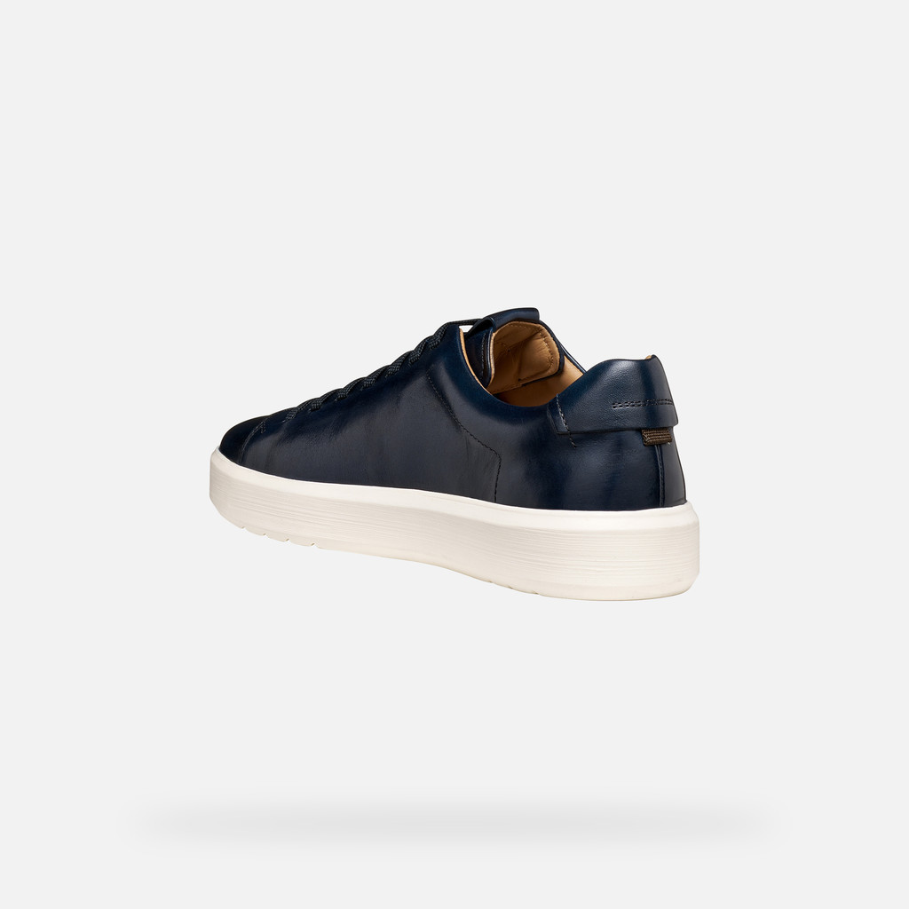 Leather shoes VELLETRI MAN Navy - image number 4 | GEOX