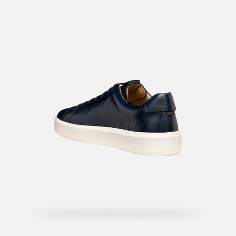 Leather shoes VELLETRI MAN Navy - image number 4 | GEOX