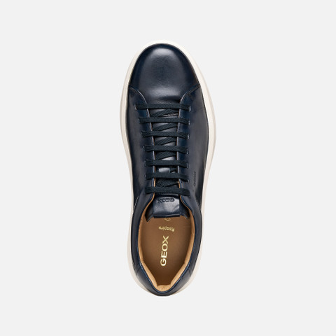 Leather shoes VELLETRI MAN Navy - image number 5 | GEOX