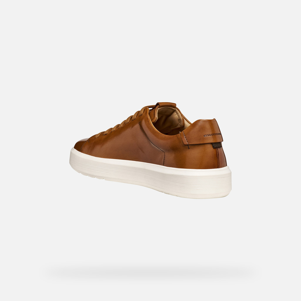 Leather shoes VELLETRI MAN Cognac - image number 3 | GEOX