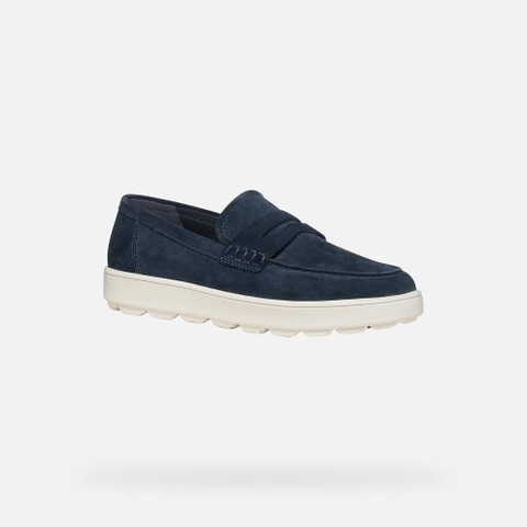 Suede loafers SPHERICA ECUB-1 B MAN Navy - image number 2 | GEOX