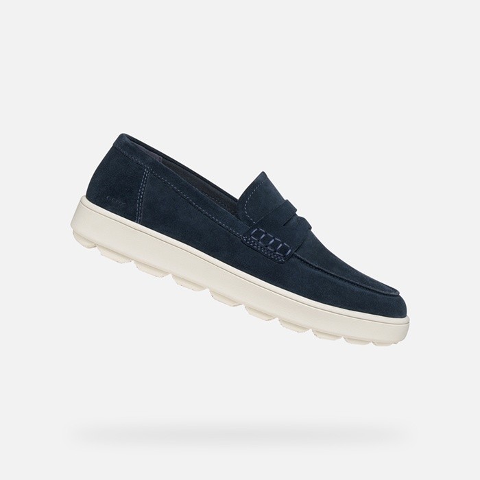 Suede loafers SPHERICA ECUB-1 B MAN Navy | GEOX