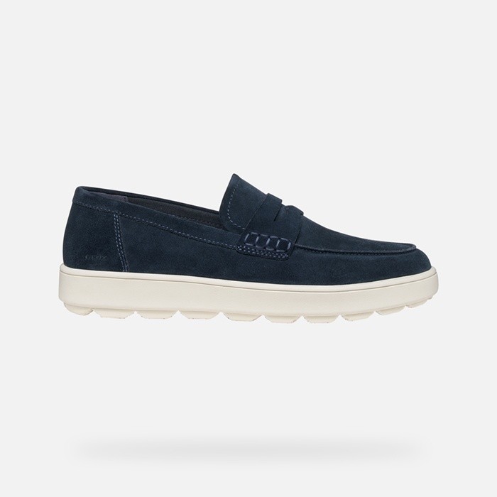 Suede loafers SPHERICA ECUB-1 B MAN Navy | GEOX