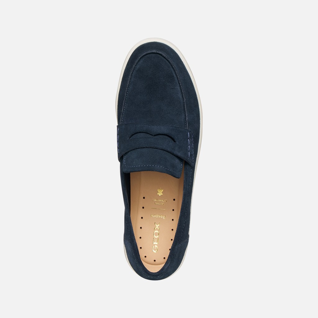 Suede loafers SPHERICA ECUB-1 B MAN Navy - image number 5 | GEOX