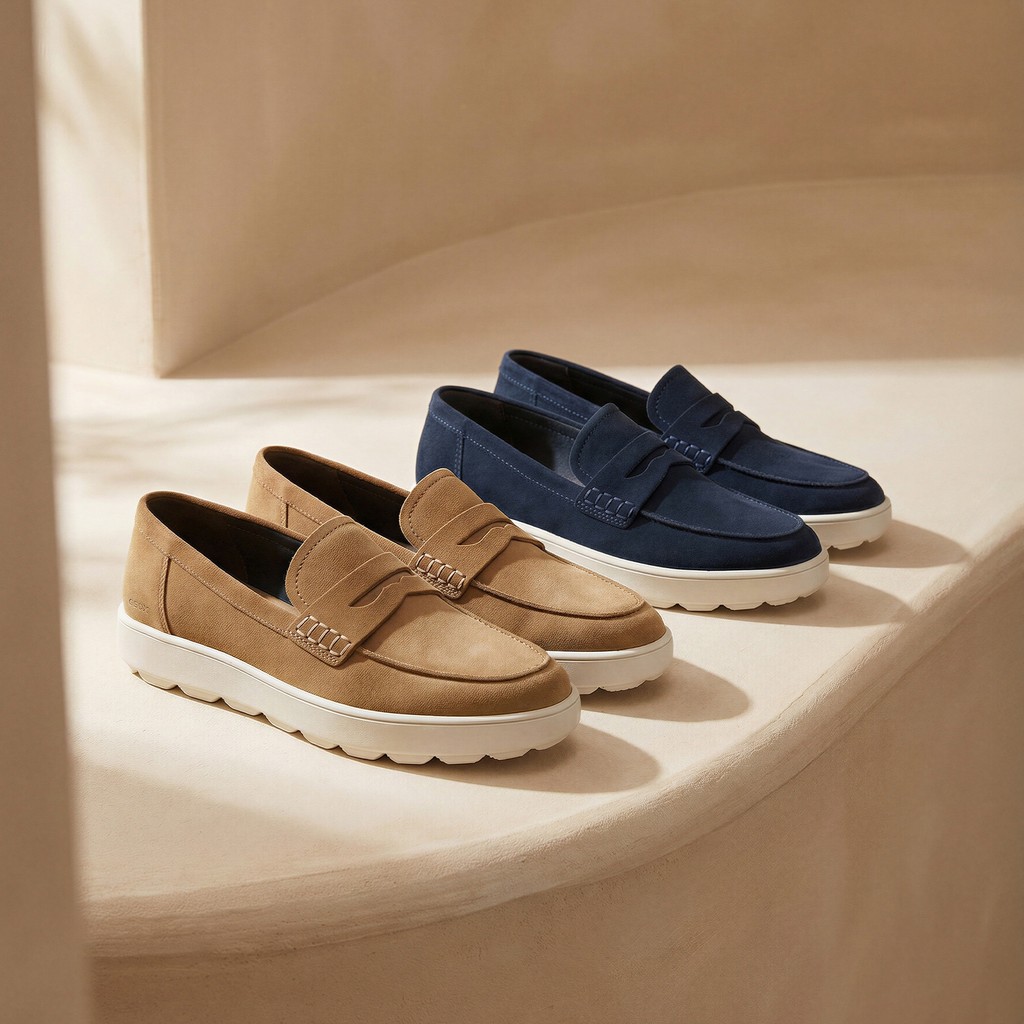 Suede loafers SPHERICA ECUB-1 B MAN Navy - image number 7 | GEOX