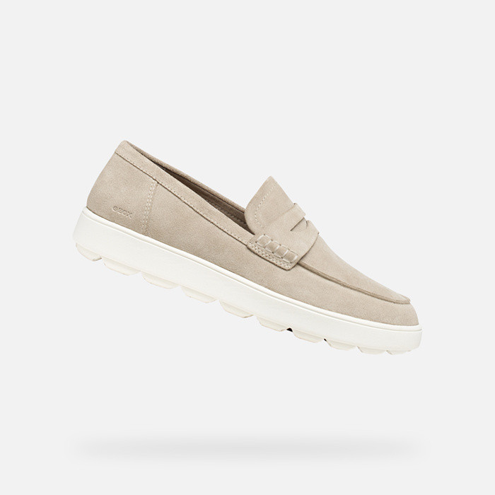 Suede loafers SPHERICA ECUB-1 B MAN Sand | GEOX