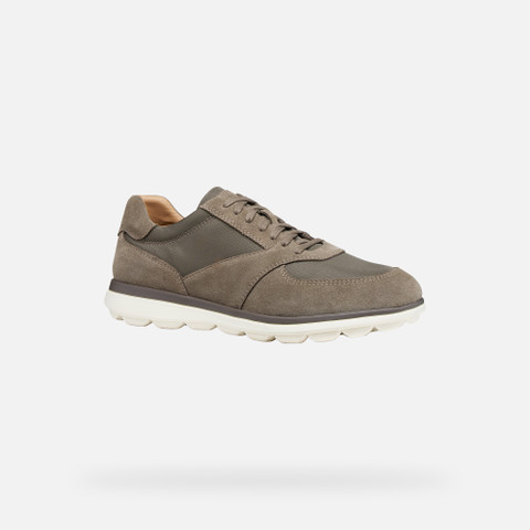 Suede shoes SPHERICA EC12 MAN Dove grey - image number 2 | GEOX