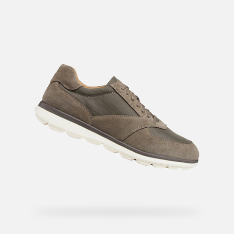 Suede shoes SPHERICA EC12 MAN Dove grey - image number 0 | GEOX