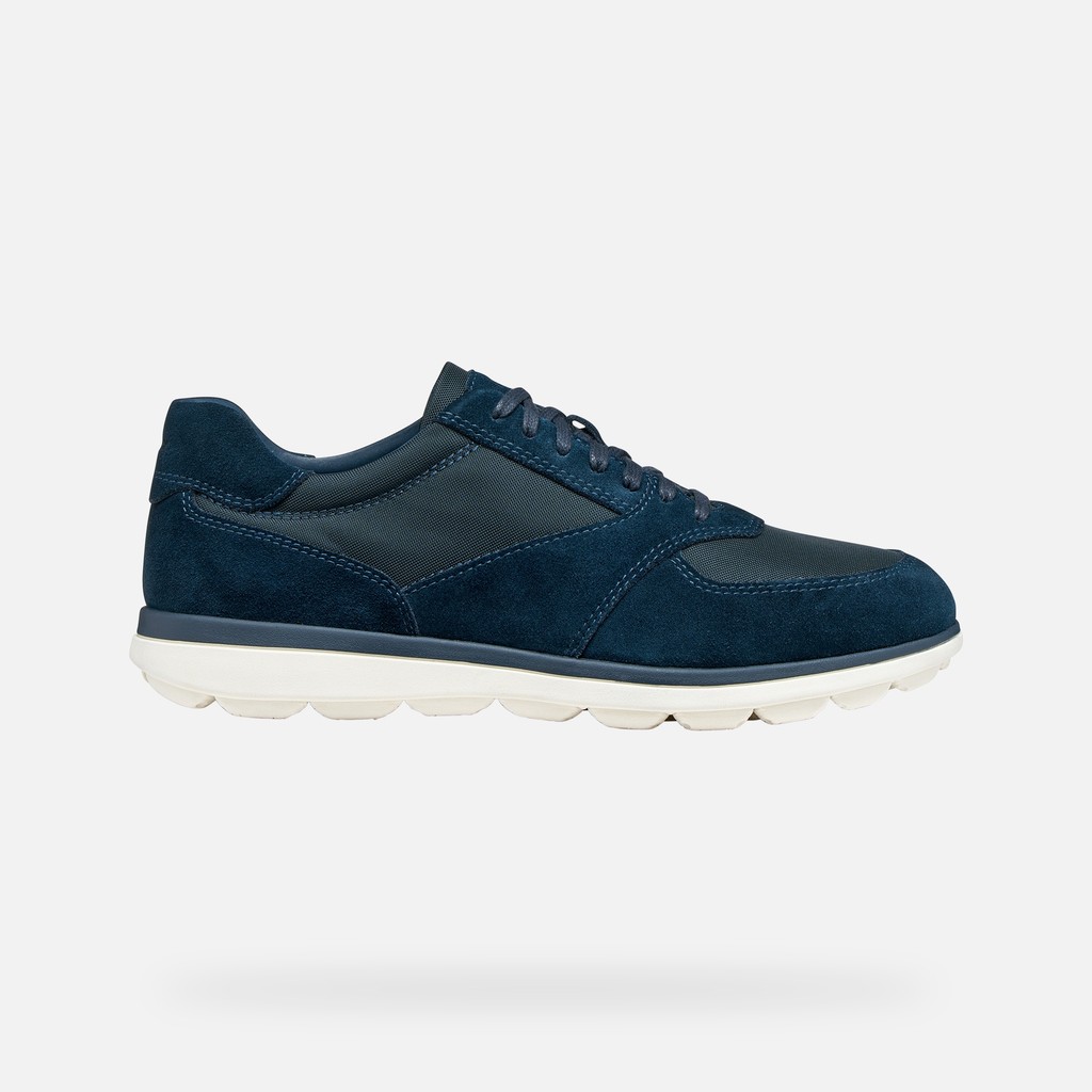 Suede shoes SPHERICA EC12 MAN Navy - image number 1 | GEOX