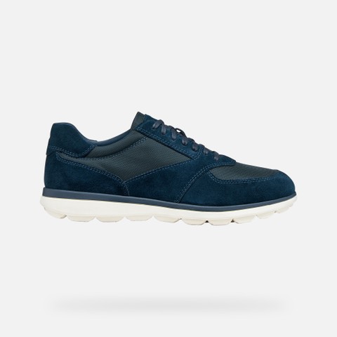 Suede shoes SPHERICA EC12 MAN Navy - image number 1 | GEOX