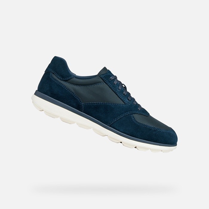 Scarpe camoscio SPHERICA EC12 UOMO Blu navy | GEOX