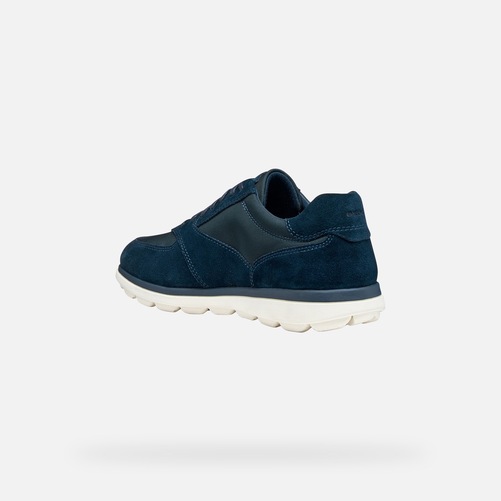 Suede shoes SPHERICA EC12 MAN Navy - image number 3 | GEOX