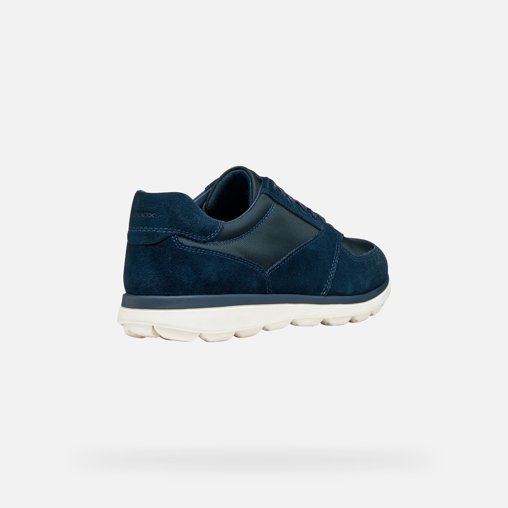 Suede shoes SPHERICA EC12 MAN Navy - image number 4 | GEOX