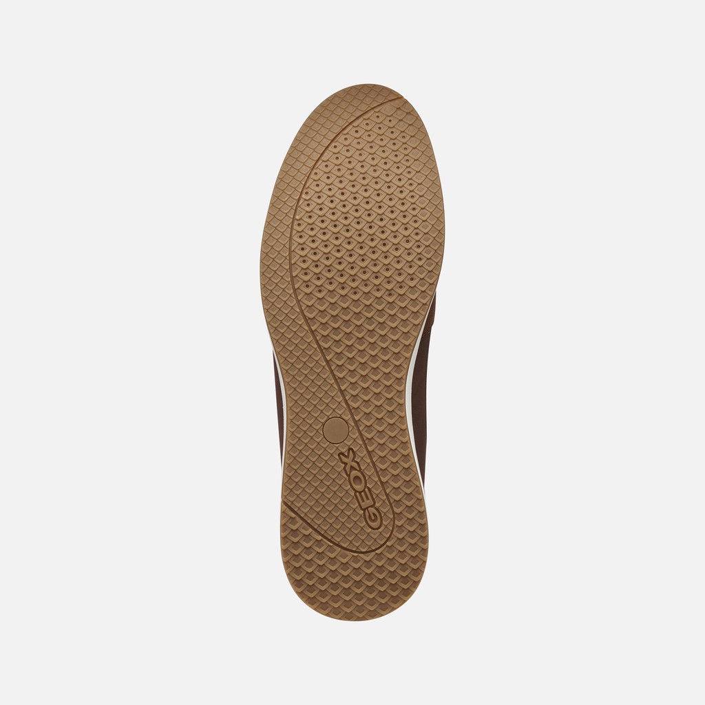 Low top sneakers AVERY MAN Brown cotto - image number 6 | GEOX