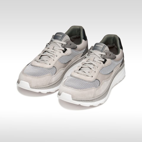 Low top sneakers SPHERICA ACTIF X1 MAN Light Grey - image number 2 | GEOX