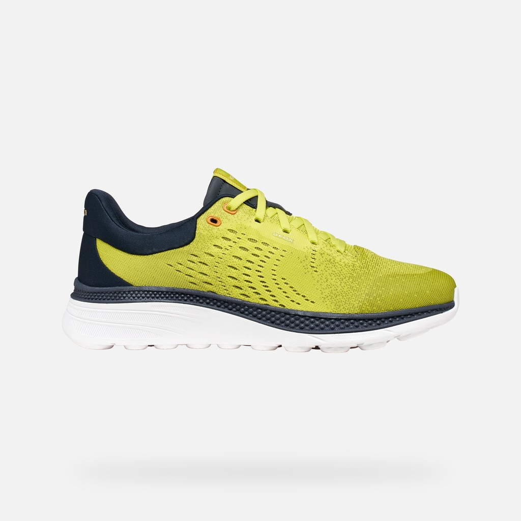 Low top sneakers SPHERICA ACTIF X1 MAN Lime Green/Navy - image number 1 | GEOX