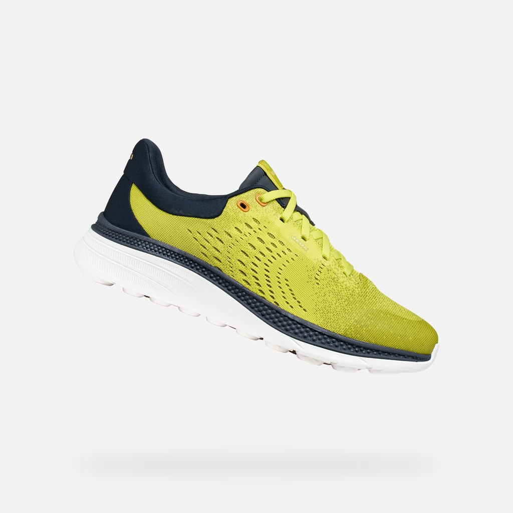 Low top sneakers SPHERICA ACTIF X1 MAN Lime Green/Navy - image number 0 | GEOX