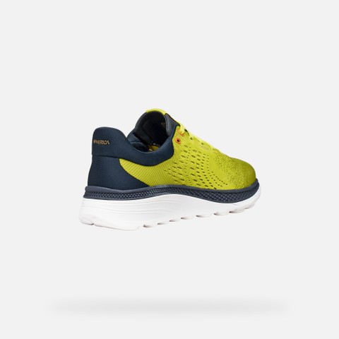 Low top sneakers SPHERICA ACTIF X1 MAN Lime Green/Navy - image number 4 | GEOX