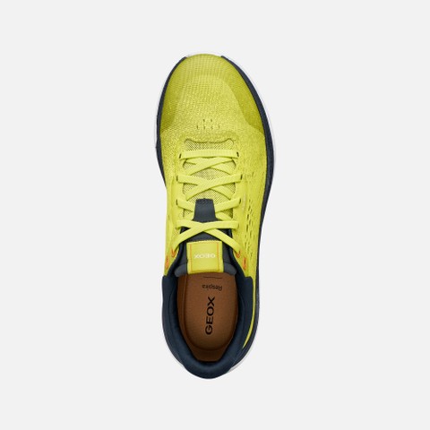 Low top sneakers SPHERICA ACTIF X1 MAN Lime Green/Navy - image number 5 | GEOX