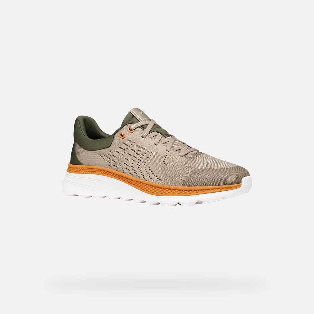Low top sneakers SPHERICA ACTIF X1 MAN Sand/Dove grey - image number 2 | GEOX