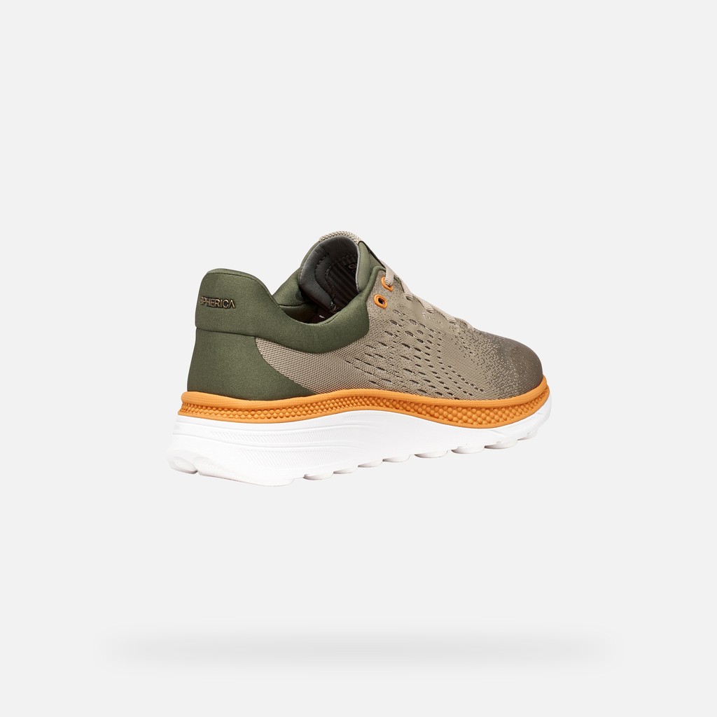 Low top sneakers SPHERICA ACTIF X1 MAN Sand/Dove grey - image number 4 | GEOX