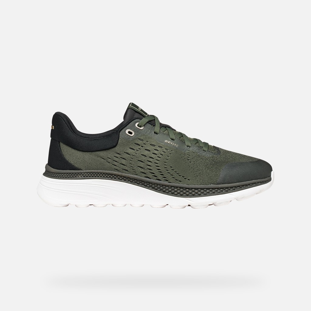 Sneakers basse SPHERICA ACTIF X1 UOMO Verde muschio/Antracite - image number 1 | GEOX