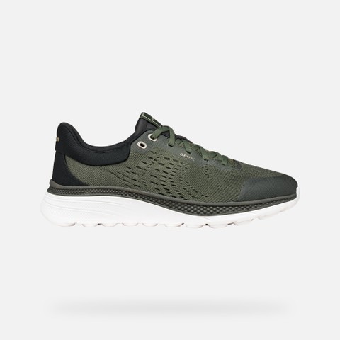 Sneakers basse SPHERICA ACTIF X1 UOMO Verde muschio/Antracite - image number 1 | GEOX