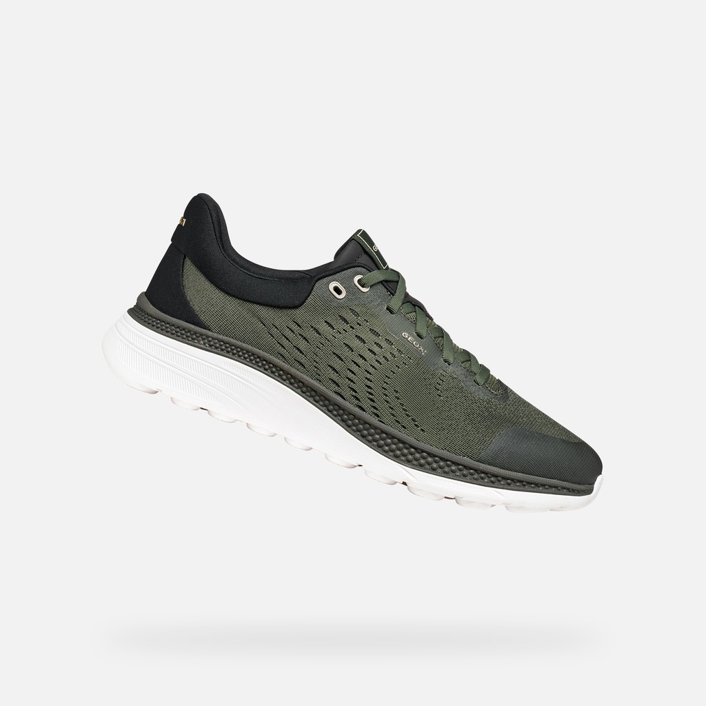 Sneakers basse SPHERICA ACTIF X1 UOMO Verde muschio/Antracite - image number 0 | GEOX