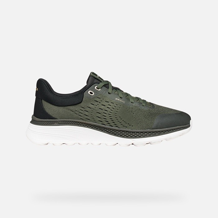 Sneakers basse SPHERICA ACTIF X1 UOMO Verde muschio/Antracite | GEOX