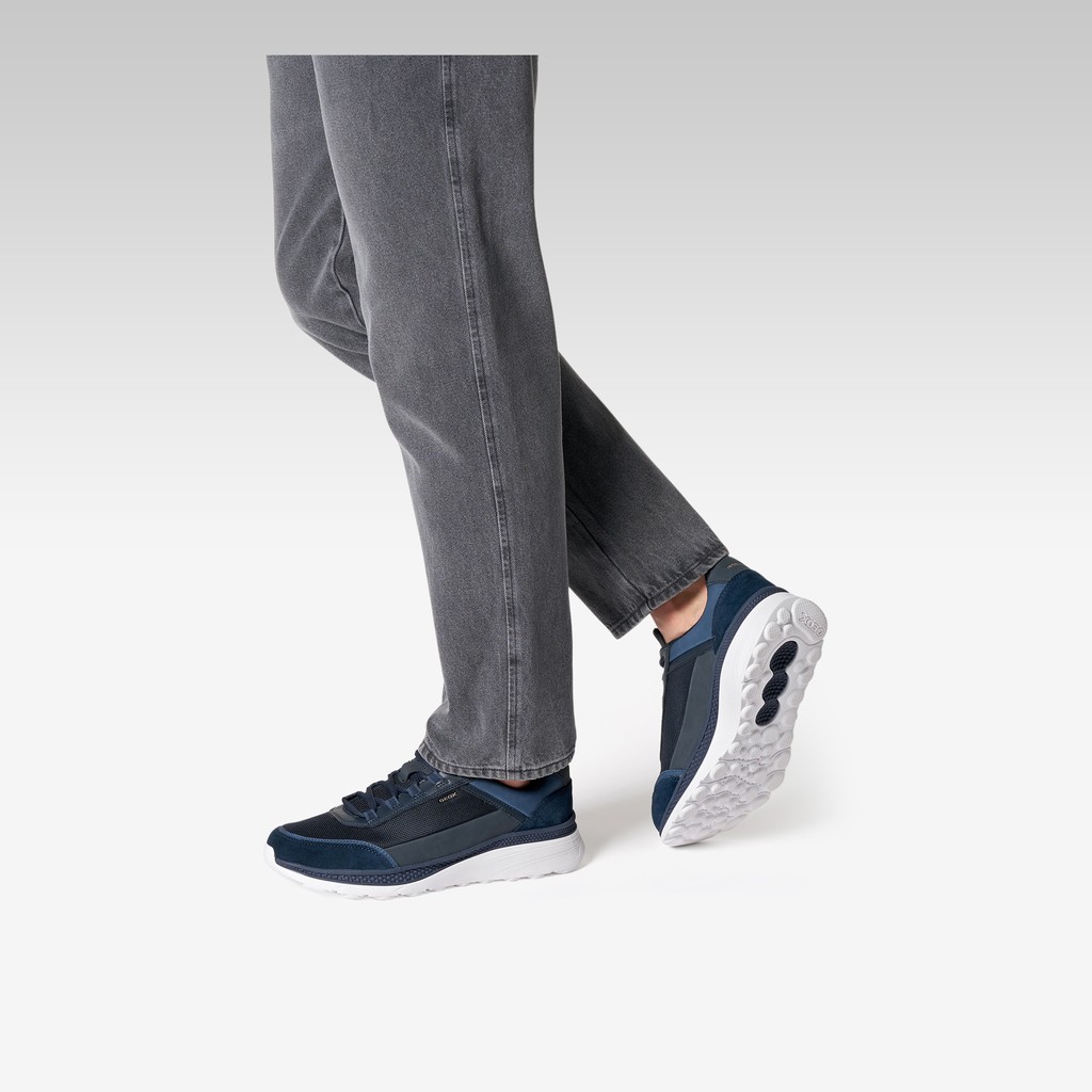 Low top sneakers SPHERICA ACTIF X1 MAN Navy/Dark Avio - image number 1 | GEOX