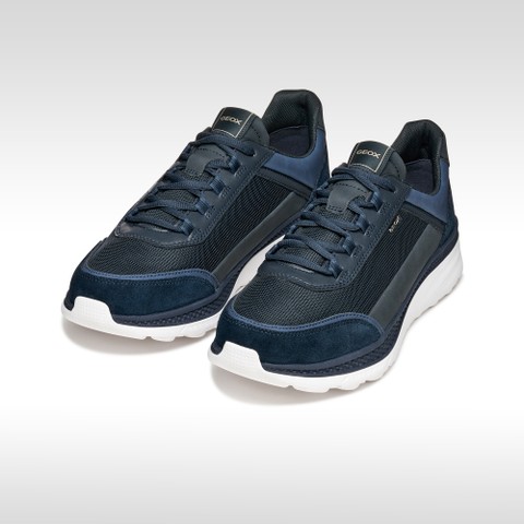 Low top sneakers SPHERICA ACTIF X1 MAN Navy/Dark Avio - image number 2 | GEOX