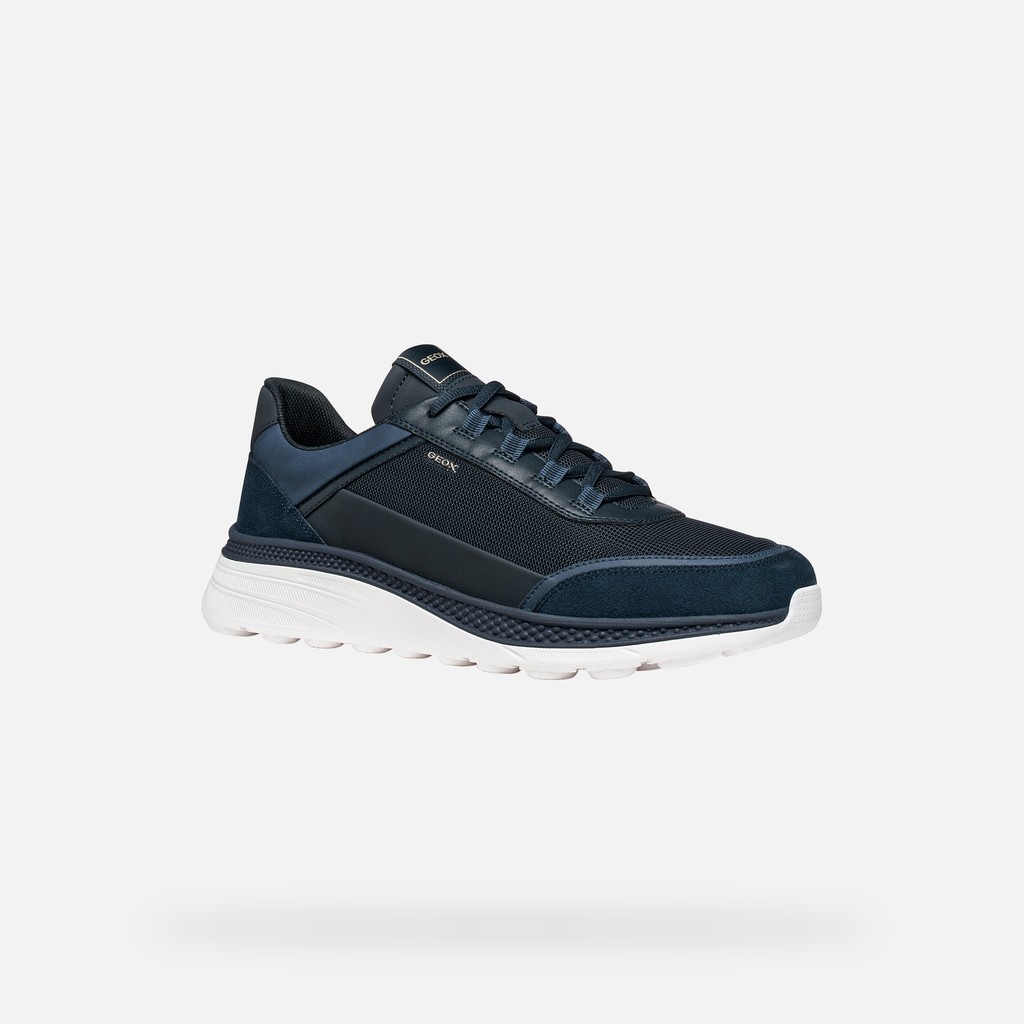 Low top sneakers SPHERICA ACTIF X1 MAN Navy/Dark Avio - image number 2 | GEOX