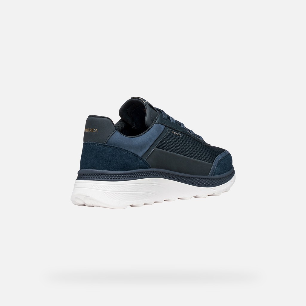 Low top sneakers SPHERICA ACTIF X1 MAN Navy/Dark Avio - image number 4 | GEOX