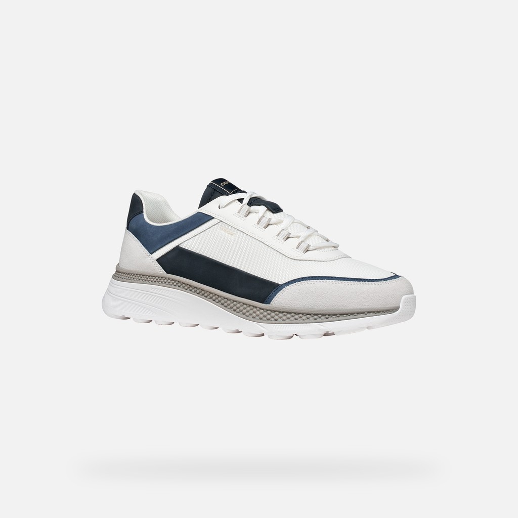 Low top sneakers SPHERICA ACTIF X1 MAN White/Navy - image number 2 | GEOX