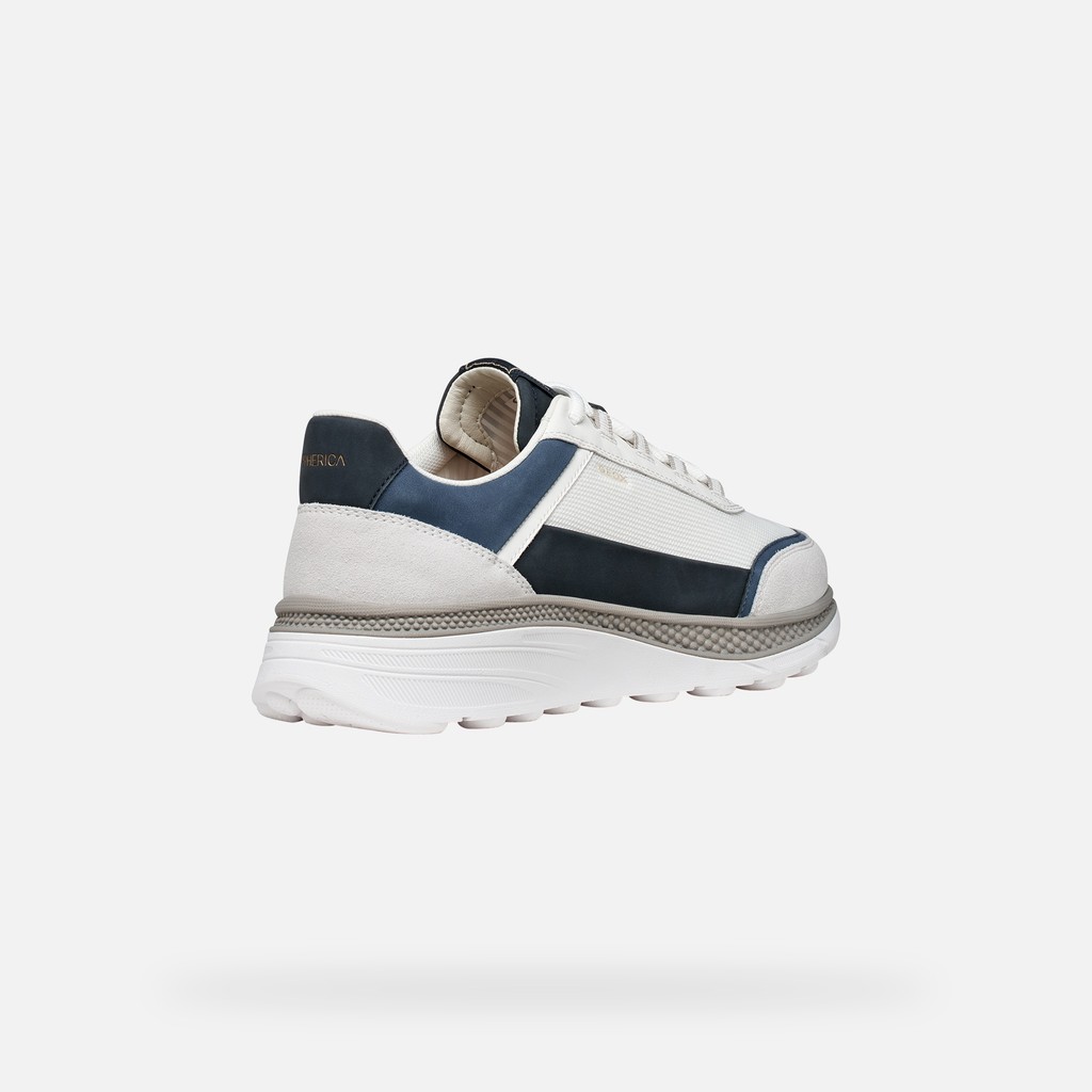 Low top sneakers SPHERICA ACTIF X1 MAN White/Navy - image number 4 | GEOX