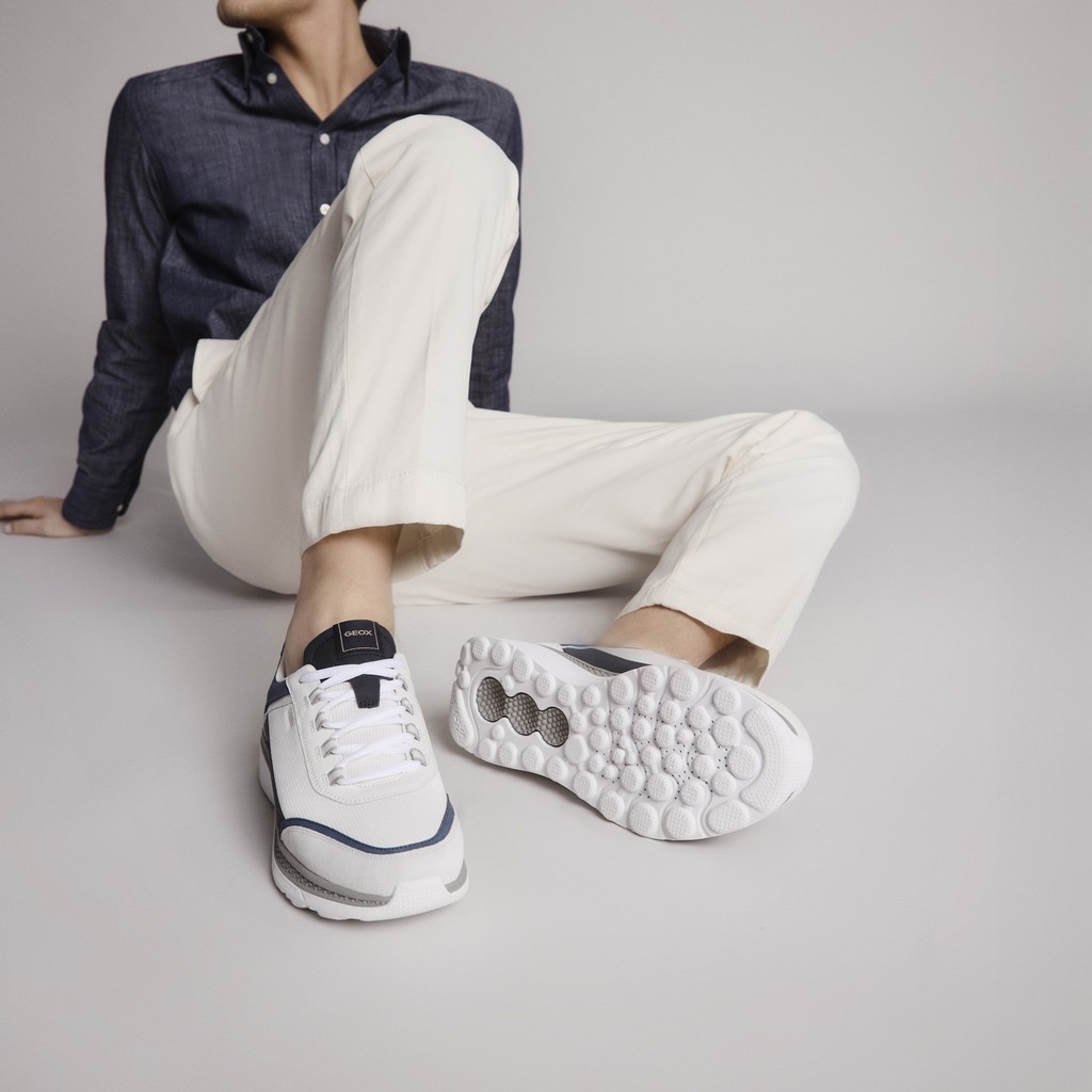 Low top sneakers SPHERICA ACTIF X1 MAN White/Navy - image number 1 | GEOX