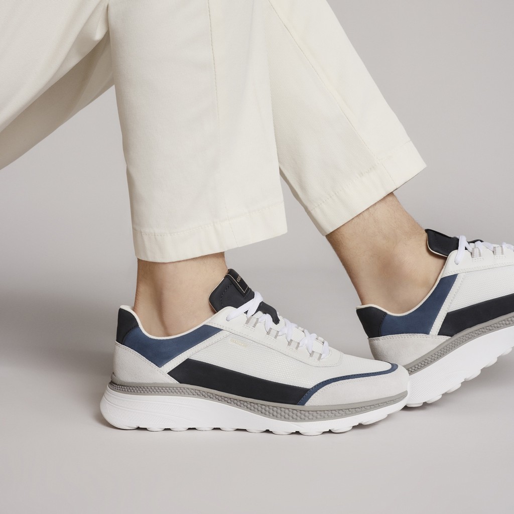 Low top sneakers SPHERICA ACTIF X1 MAN White/Navy - image number 8 | GEOX