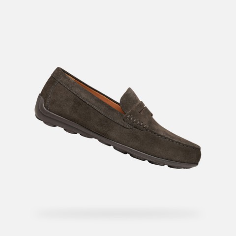 Suede loafers SPHERICA EC16 MAN Dark Brown | GEOX