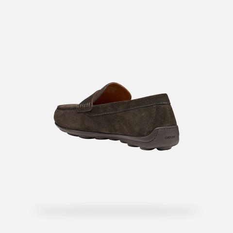 Suede loafers SPHERICA EC16 MAN Dark Brown - image number 3 | GEOX