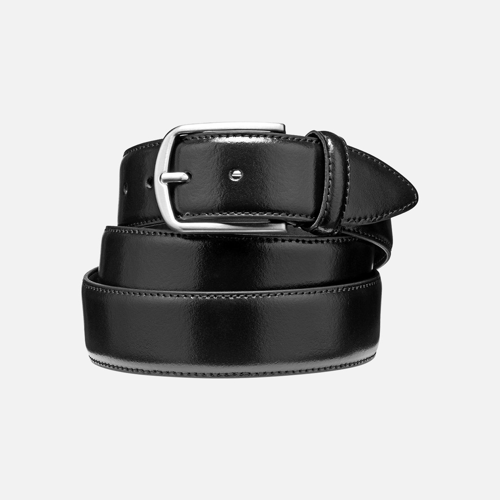 Cintura in pelle BELT UOMO Nero - image number 0 | GEOX