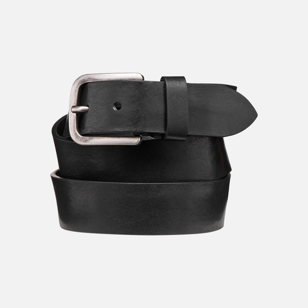 Leather belt BELT MAN Black - image number 0 | GEOX