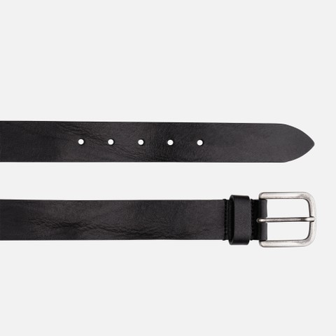 Leather belt BELT MAN Black - image number 1 | GEOX
