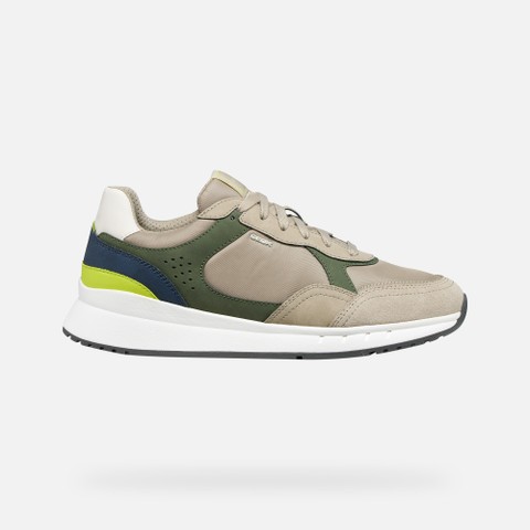 Low top sneakers BRANTHON MAN Musk/Sand - image number 1 | GEOX