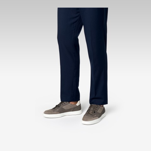 Low top sneakers BALTMOORE MAN Dove grey - image number 1 | GEOX