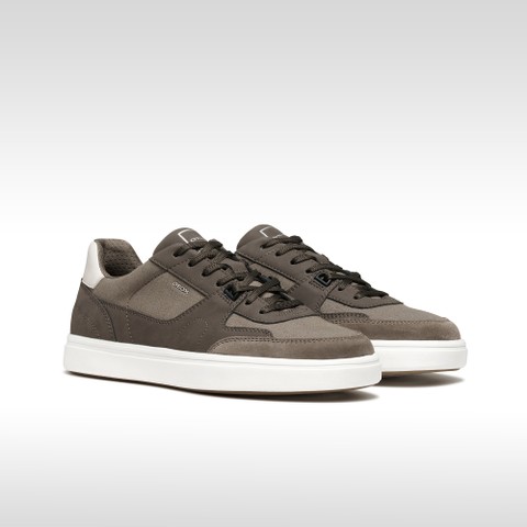Low top sneakers BALTMOORE MAN Dove grey - image number 2 | GEOX