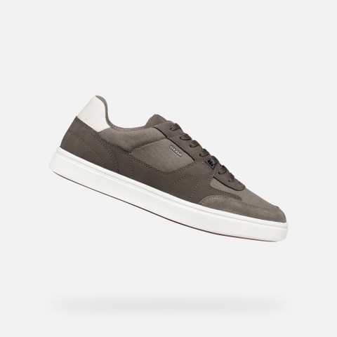 Low top sneakers BALTMOORE MAN Dove grey - image number 0 | GEOX