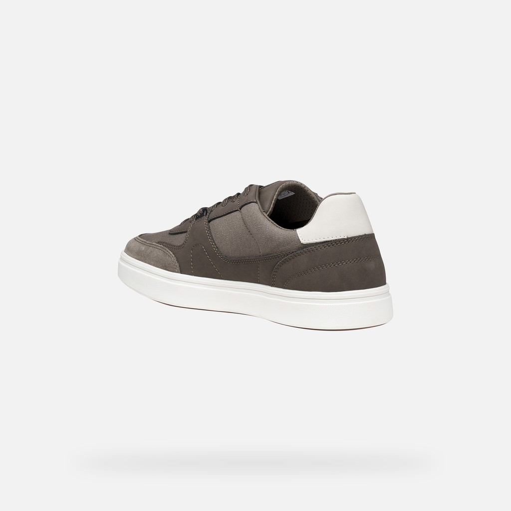 Low top sneakers BALTMOORE MAN Dove grey - image number 5 | GEOX