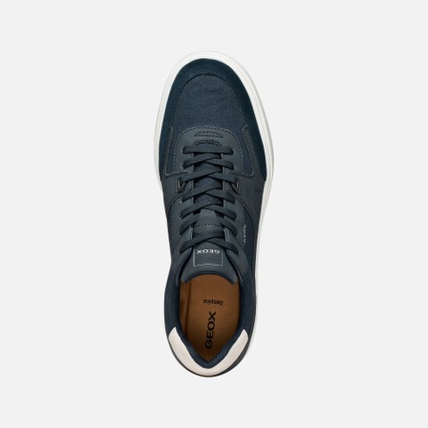 Low top sneakers BALTMOORE MAN Navy - image number 5 | GEOX