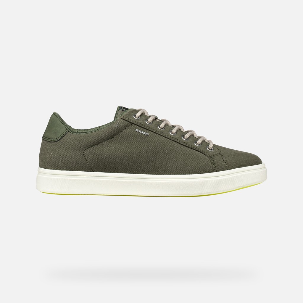 Low top sneakers BALTMOORE MAN Light Olive Green - image number 1 | GEOX