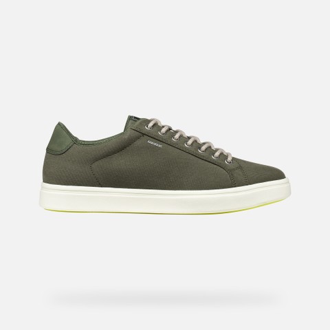 Low top sneakers BALTMOORE MAN Light Olive Green - image number 1 | GEOX